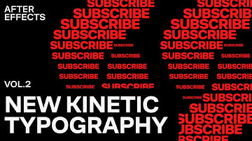 New Kinetic Typography v.2 | After Effect tutorial