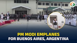LIVE: PM Modi emplanes for Buenos Aires, Argentina screenshot 5