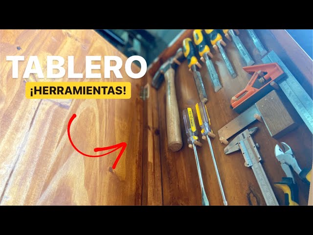 COMO ARMAR TU PROPIO TALLER - HERRAMIENTAS DE CARPINTERIA - PROYECTO MUEBLE  