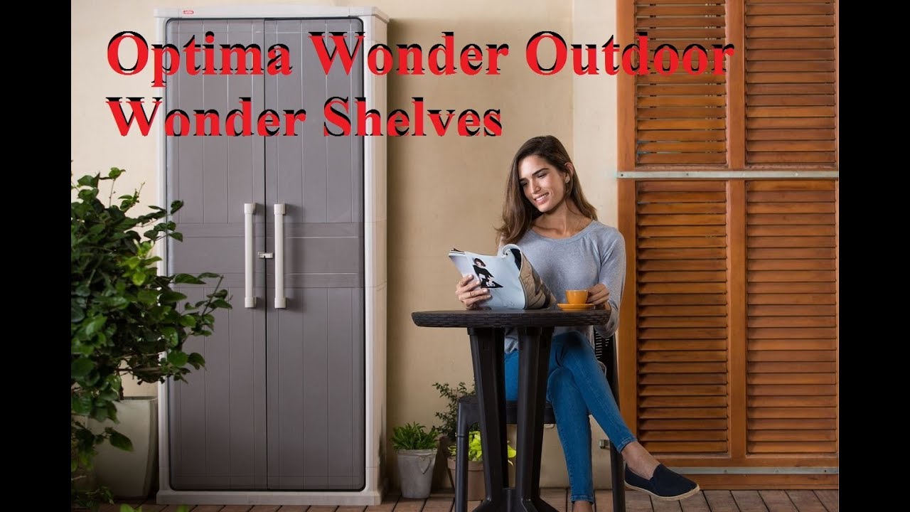 Keter Optima Wonder Outdoor Cabinet Storage Youtube