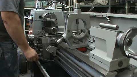 Colchester 13"  8000 series lathe shown running in all speeds