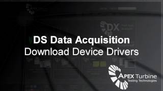 DS Data Acquisition Software- Download Device Drivers
