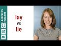 Lie vs lay  english in a minute