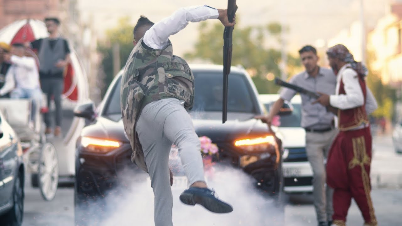 أجمل أعراس الشاوية أم البواقي من السماء عرس مهول 😍 بالبارود 💥والخيالة 🎉🎊