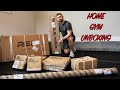 COMPLETE HOME GYM UNBOXING (REP & ROGUE FITNESS)- Ultimate Garage Gym Ep. 1