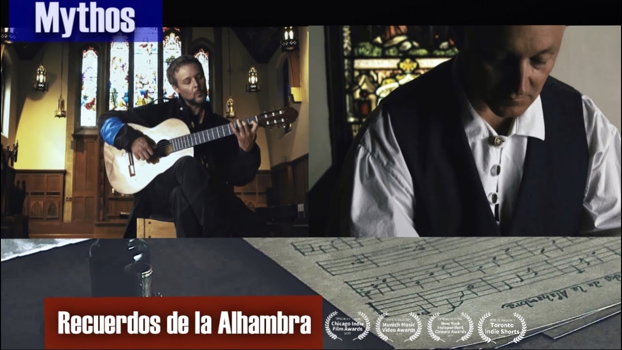Most beautiful Spanish classical guitar Recuerdos de la Alhambra (Official Video)