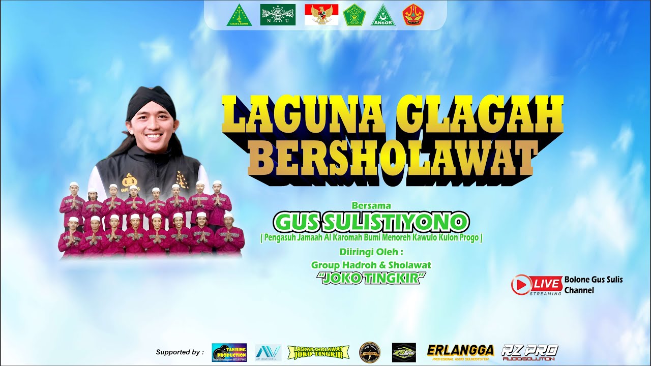 🔴 [LIVE] Laguna Glagah Bersholawat bersama Gus Sulistiyono