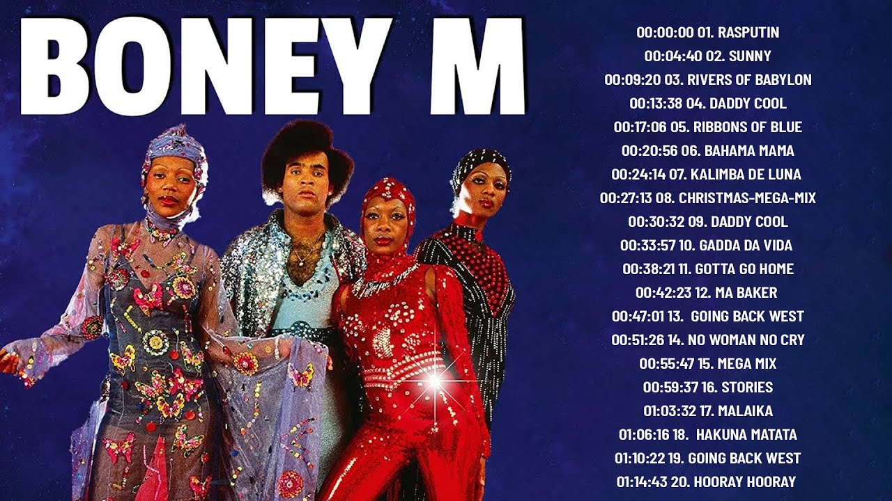 Boney M Greatest Hits Mix Collection - The Best of Boney M Full Album 2025