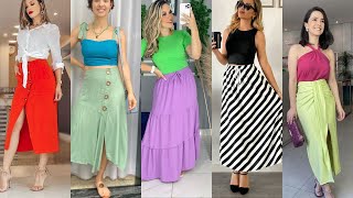 Faldas De Moda 2024Tendencias Primavera Verano Todos Los Modelos Y Diseños De Faldas De Moda Mujer