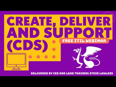 ITIL® 4 Specialist: Create, Deliver & Support Webinar