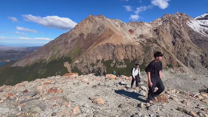MOUNT FITZ ROY HIKING, PETAGONIA. EL CHELTEN.  ARGENTINA