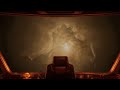 Sleep Fast 🟠 Orange Nebula 1 Hour Brown Noise | Calm TV Background