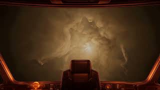 Sleep Fast 🟠 Orange Nebula 1 Hour Brown Noise | Calm TV Background