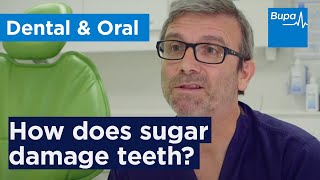 How does sugar damage teeth? | Bupa Health