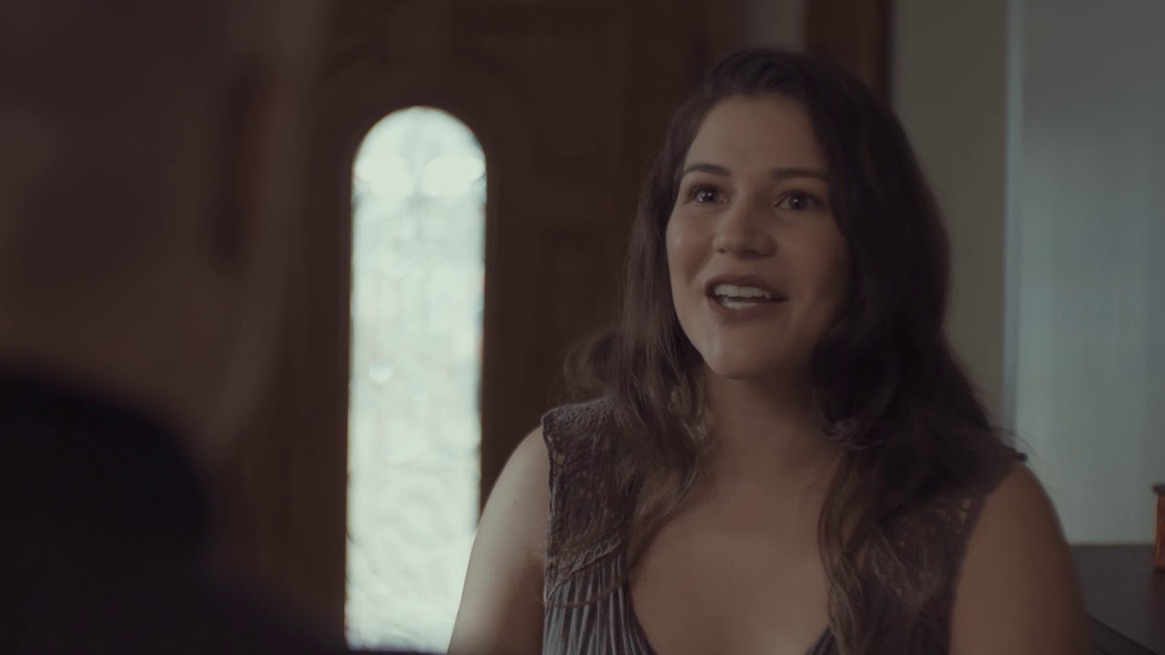 Young Woman Confronting abuser