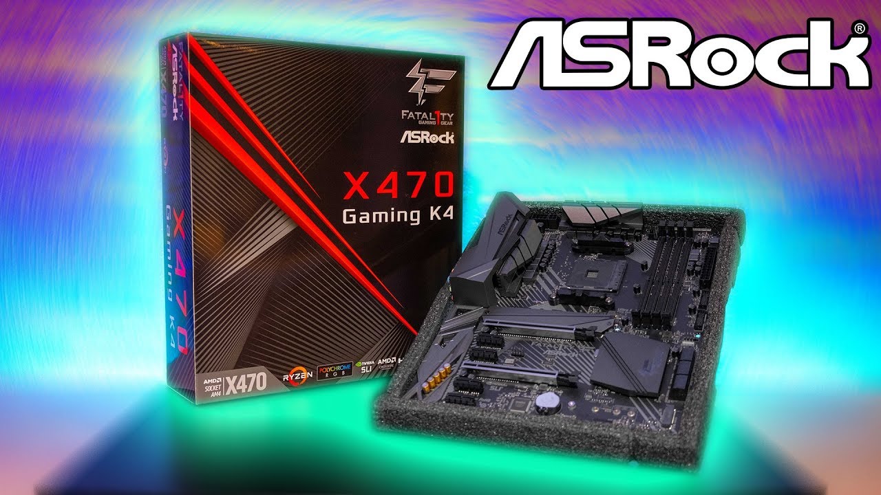 Asrock Fatal1ty X470 Gaming K4 First Look And Unboxing Youtube