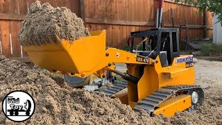 rc construction working : rc tracks loader || rc dump truck modified || kid toy tv