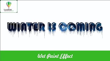 CorelDraw 2020 Tutorial - Wet Paint Effect