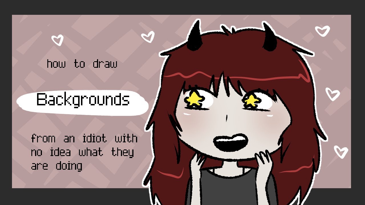 How to draw backgrounds - YouTube