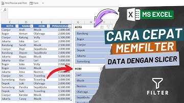 Cara Cepat Memfilter Data dengan Slicer
