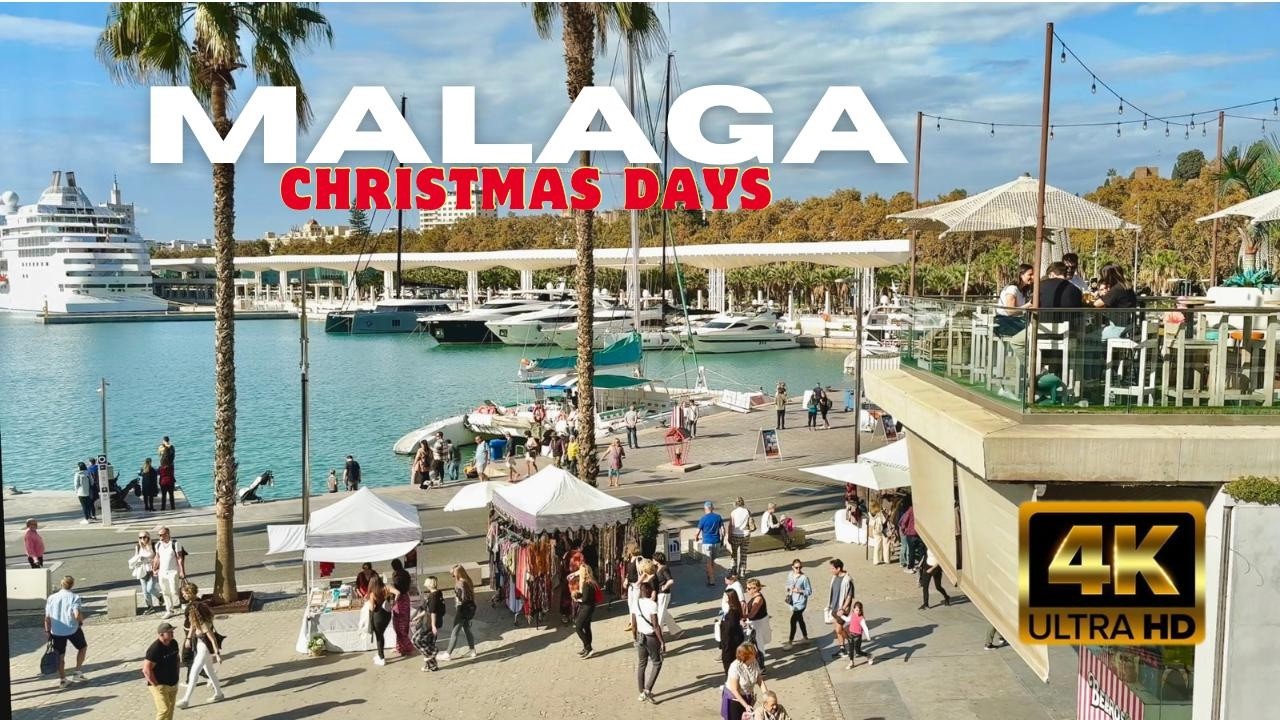 SPAIN: Experience CHRISTMAS MAGIC in MALAGA CITY  Costa del Sol!