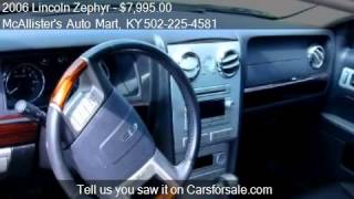 2006 Lincoln Zephyr Base - for sale in LaGrange, KY 40031