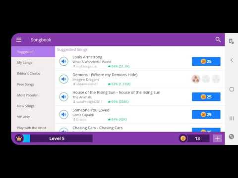 How To Play Any Song For Free On Smule Magic Piano (easy Tutorial)