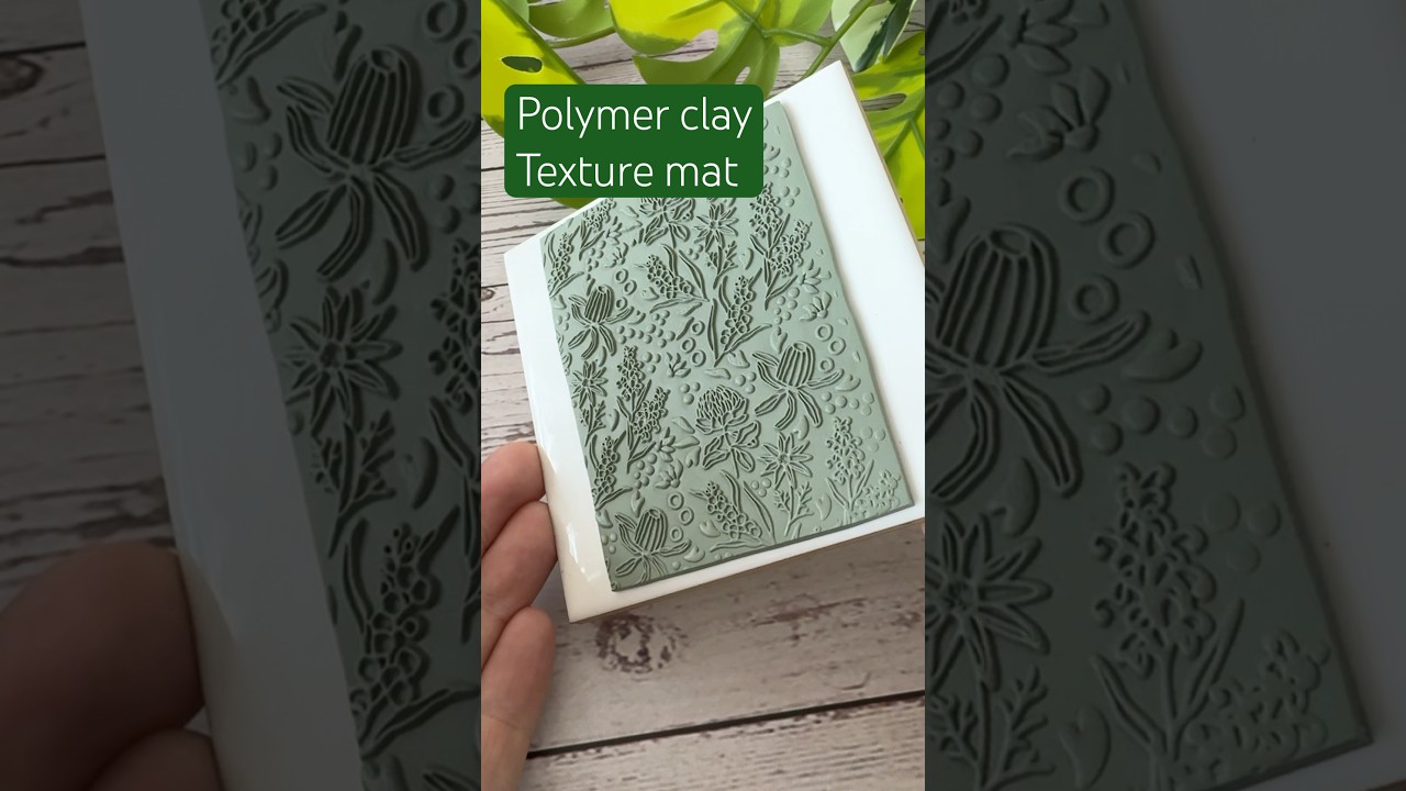 Using a texture mats on Polymer Clay 