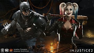 Harley Quinn vs Batman - Mortal Kombat 11 vs DC - Injustice 2 - 4K UHD Gameplay