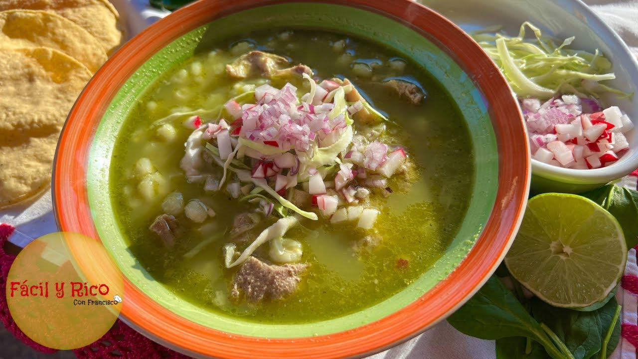 El Mejor POZOLE VERDE de Puerco 🐷 Te Encantara Mi Receta Paso a Paso!
