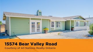 15574 Bear Valley Road video tour
