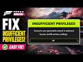 How to FIX Forza Horizon 6 Insufficient Priviliges Access to User Generated Content Restricted
