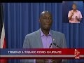 Prime Minister Dr. Keith Rowley's Media Conference On COVID-19 - Saturday August 29th 2020