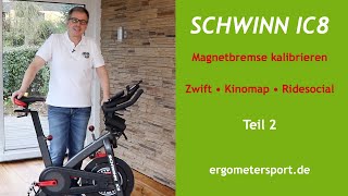 Schwinn 800IC (IC8) Speedbike kalibrieren | Zwift | Kinomap | RideSocial | Teil 2
