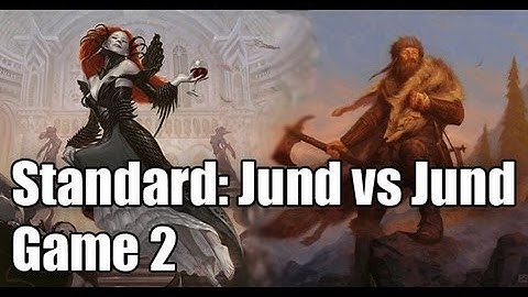 MtG Standard Gameplay: Jund Midrange vs. Jund Midrange - Game 2