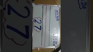 Math session-KG1- Number 27