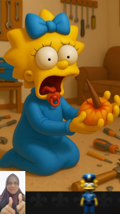 Simpson family impaled on wood #thesimpsons #simpsons