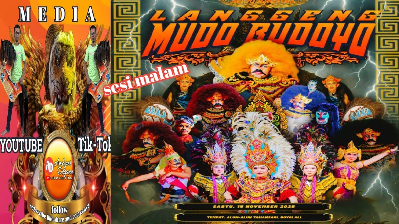 REOG LANGGENG MUDO BUDOYO live streaming ALUN ALUN TAMANSARI, BOYOLALI.