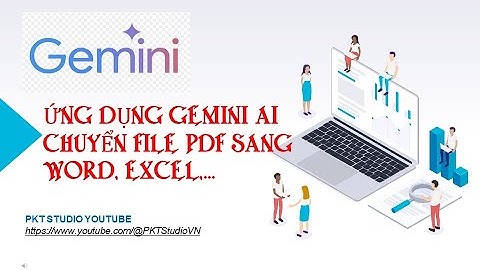 AI in Office | Chuyển PDF sang Word, Excel,... | Gemini AI