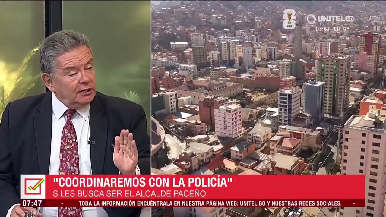 Siles quiere ser alcalde de La Paz para concretar trámites en 24 horas y un hospital de tercer nivel