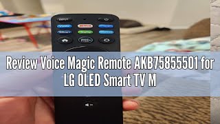 Review Voice Magic Remote AKB75855501 for LG OLED Smart TV Magic Remote Replacement AN-MR20GA MR19BA