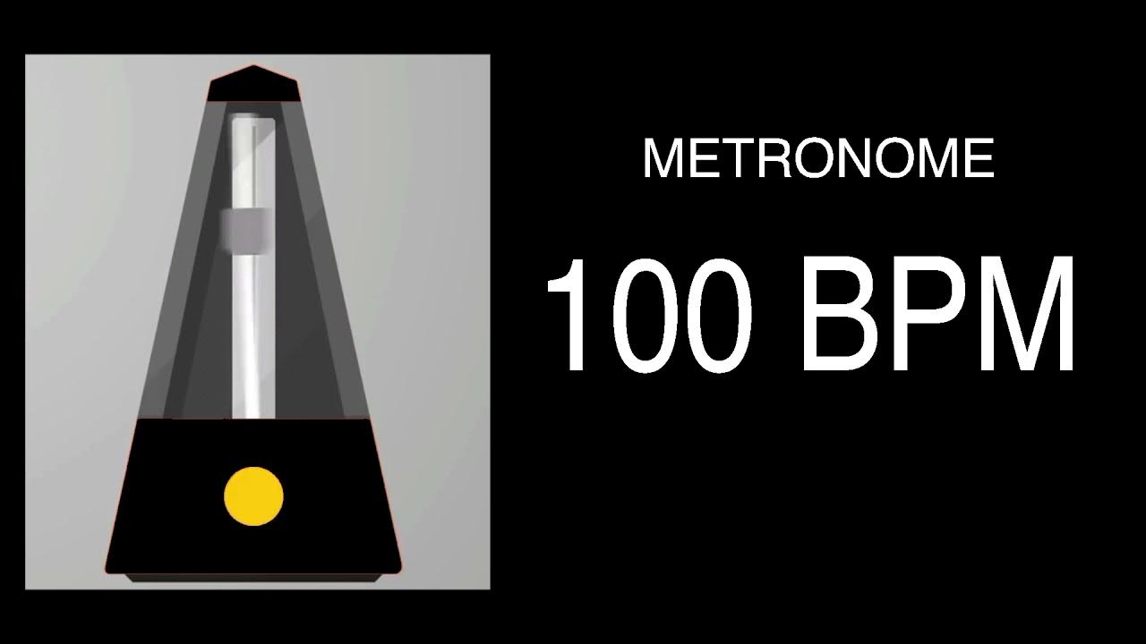 100 BPM METRONOME YouTube