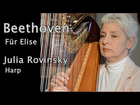 Beethoven Fur Elise Julia Rovinsky Harp Arrangement #harp #juliarovinsky #furElise