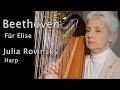 Beethoven Fur Elise Julia Rovinsky Harp Arrangement Harp Juliarovinsky FurElise 