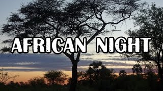 AFRICAN NIGHT SOUNDS, Namibia, near river Ocavango/Ночные звуки Африки