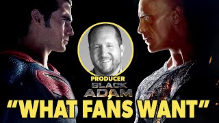 Exclusive: BLACK ADAM Producer on Henry Cavill's SUPERMAN & SHAZAM Potential Crossover with The Rock