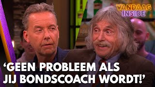 Johan enthousiast over Oranje-opstelling Valentijn: 'Geen probleem als jij bondscoach zou worden!'