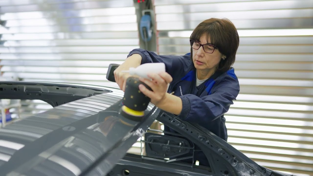 Automatic  inspection and rework in the paint shop (BMW Group plant Regensburg)