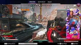 L0phs and SpectateMeCheat cheating 20Kills / 4k Badge on Apex Legends