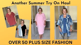 Another Summer Haul &amp; Try On - Over 50 Plus Size Fashion - Modlily